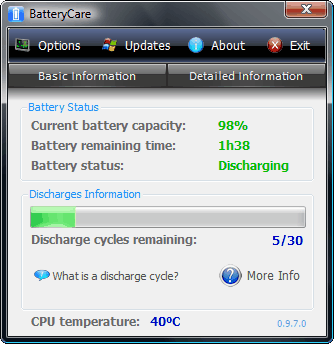 free laptop battery calibration software